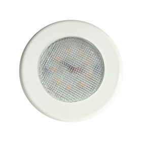 Ankastre Led Spot No.2 - Beyaz Çerçeve / Mavi Işık